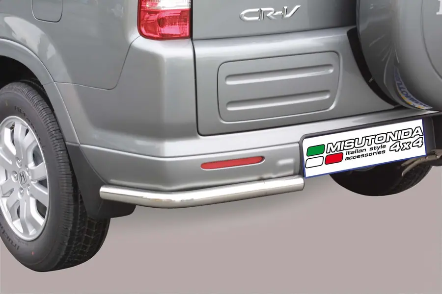 Angular rear protections ø50, mirror polished — Honda CR-V (2005–2006)