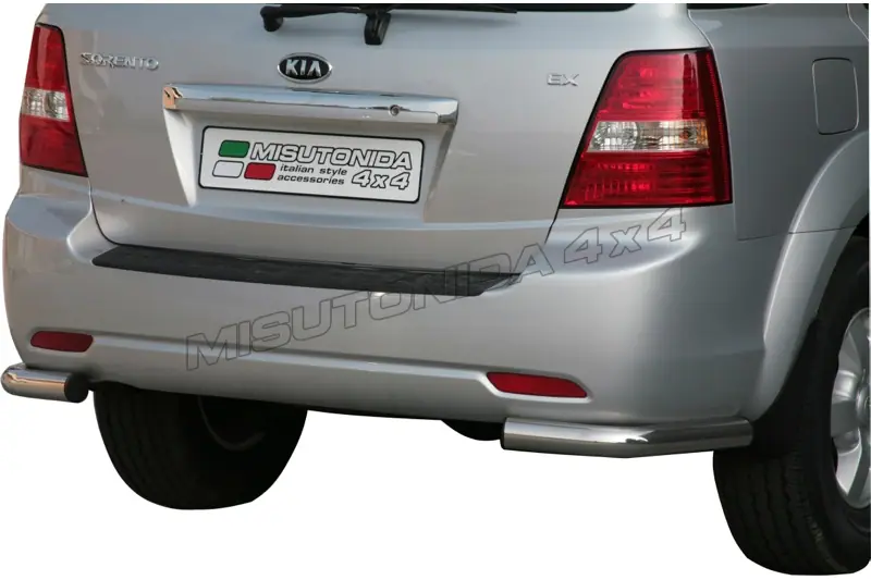 Tagakaitse nurgad ø63, poleeritud — Kia Sorento (2006–2008)