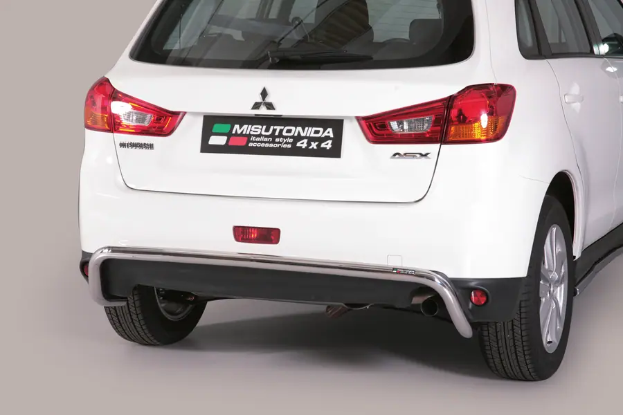 Задняя защита во всю ширину ø50, полированная — Mitsubishi ASX (2010–2013)