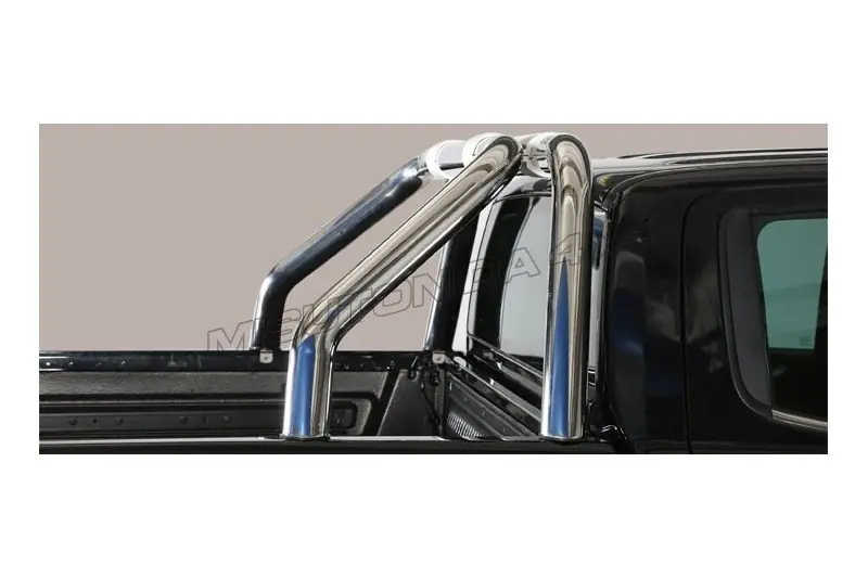 Design roll bar ø76, mirror polished — Nissan Navara NP300 (2015–)