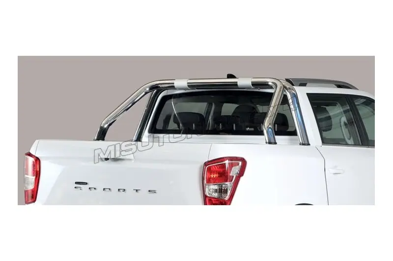 Design roll bar ø76, mirror polished — SsangYong Musso (2018–)