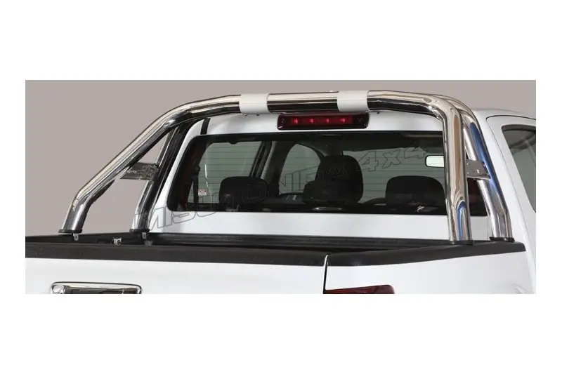 Design roll bar, engraved ø76, mirror polished — Isuzu D-Max (2012–2017)