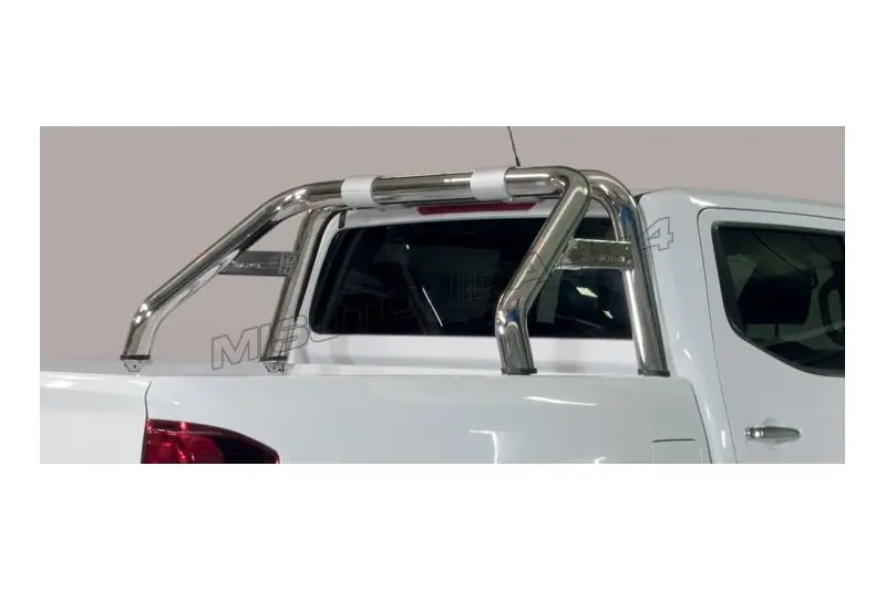Roll bar Design, graveeringuga ø76, poleeritud — Renault Alaskan (2018–)