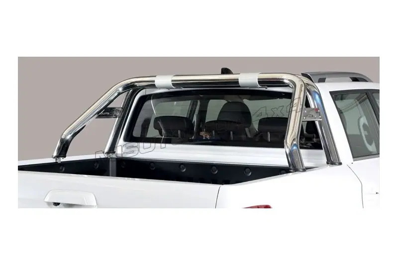 Design roll bar, engraved ø76, mirror polished — SsangYong Musso (2018–)