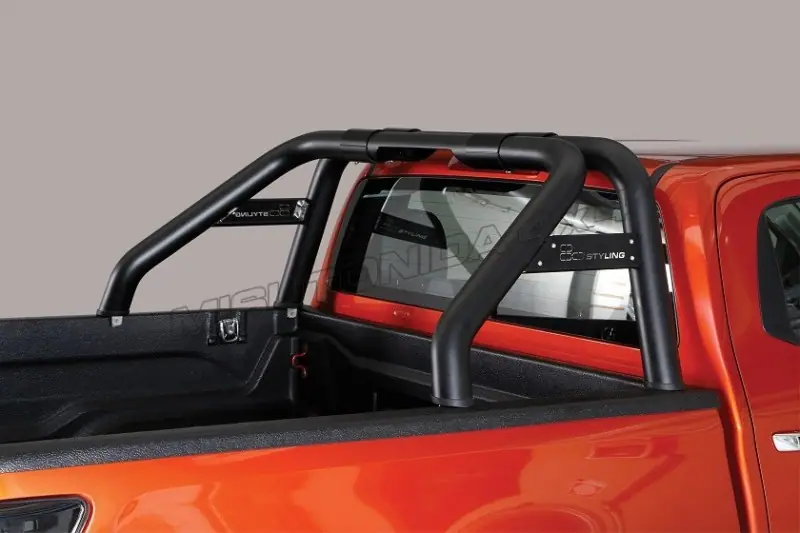 Design roll bar, engraved ø76, mirror polished — Isuzu D-Max (2020–)