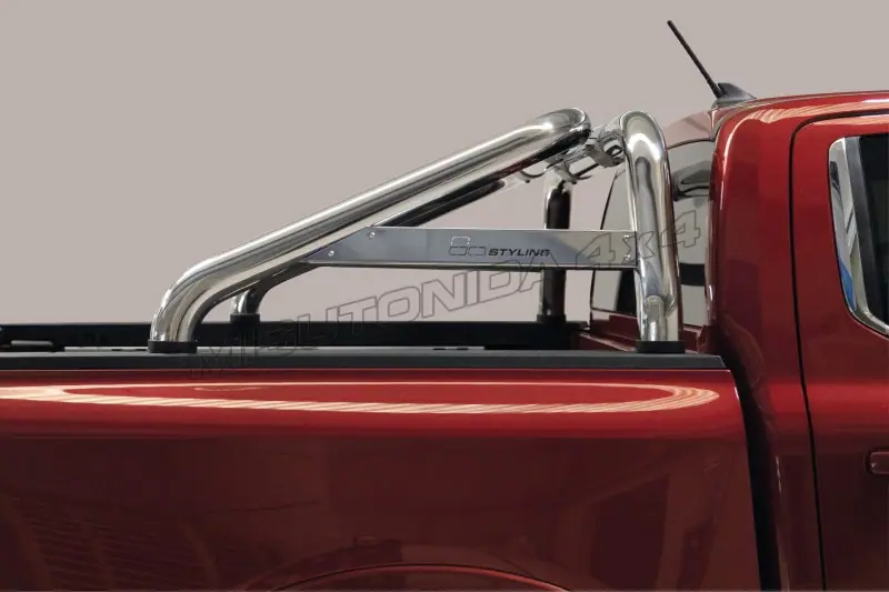 Design roll bar, engraved ø76, mirror polished — Ford Ranger (2023–)