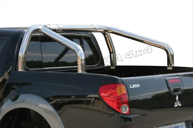 Roll bar kastikattele, 2 toru ø76, poleeritud — Mitsubishi L200 (2006–2009)