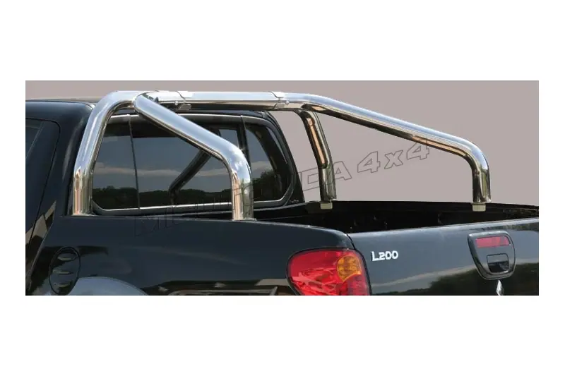 Roll bar kastikattele, 2 toru ø76, poleeritud — Mitsubishi L200 (2006–2009)