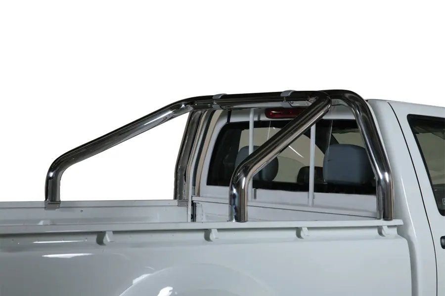 Roll bar for tonneau cover, 2 tubes ø76, mirror polished — Great Wall Steed (2010–2011)