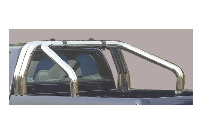 Roll bar kastikattele, 3 toru ø76, poleeritud — Mitsubishi L200 (2006–2009)