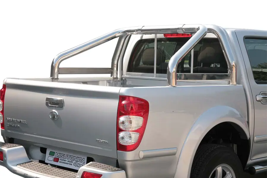 Roll bar kastikattele, 2 toru, graveeringuga ø76, poleeritud — Great Wall Steed (2009–2011)