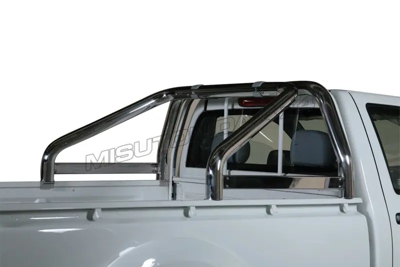 Roll bar for tonneau cover, 2 tubes, engraved ø76, mirror polished — Great Wall Steed (2010–2011)