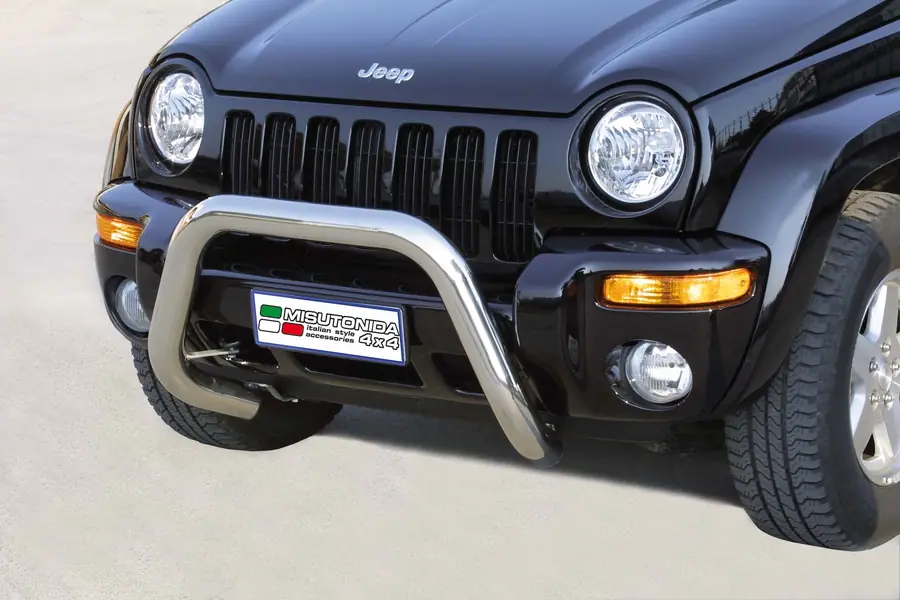 Esikaitseraud Super ø76, poleeritud — Jeep Cherokee (2001–2007)