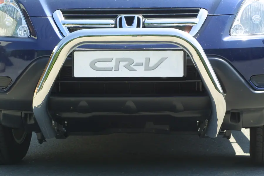 Esikaitseraud Super ø76, poleeritud — Honda CR-V (2002–2004)
