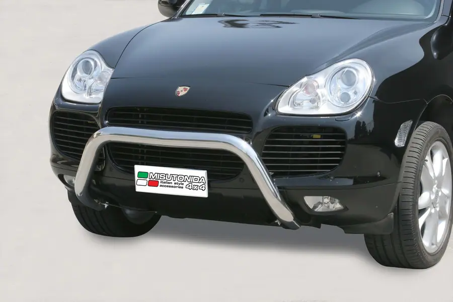 Super bar ø76, mirror polished — Porsche Cayenne (2003–)