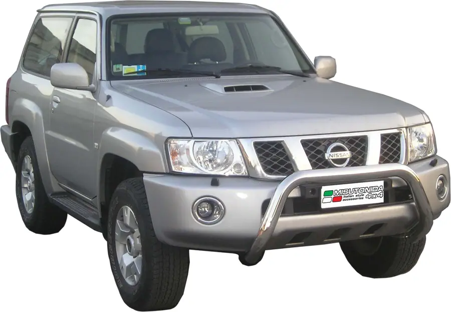 Super bar ø76, mirror polished — Nissan Patrol GR (2005–)