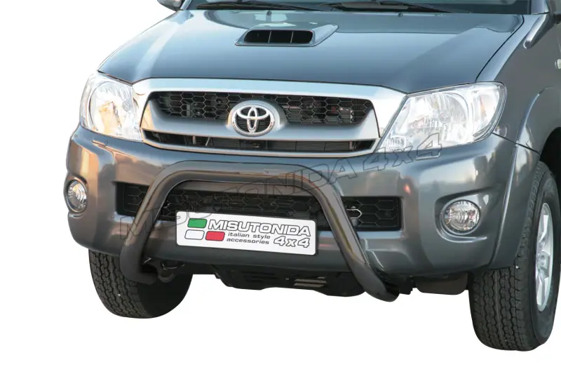 Esikaitseraud Super ø76, must — Toyota Hilux (2005–2011)