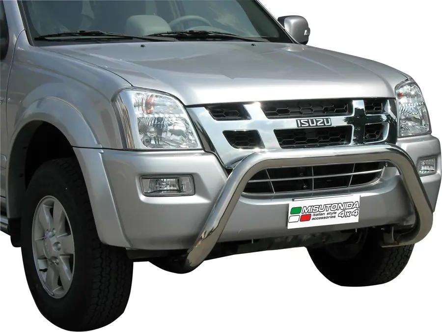 Esikaitseraud Super ø76, poleeritud — Isuzu D-Max (2006)