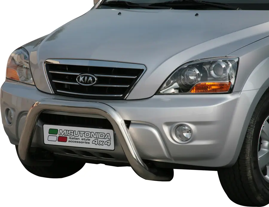 Esikaitseraud Super ø76, poleeritud — Kia Sorento (2006–2008)