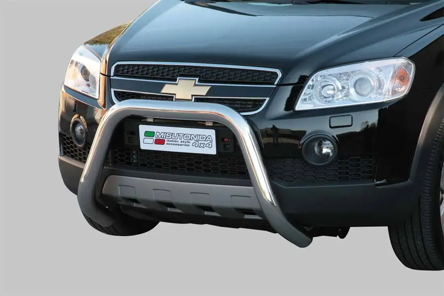 Super bar ø76, mirror polished — Chevrolet Captiva (2006–2010)