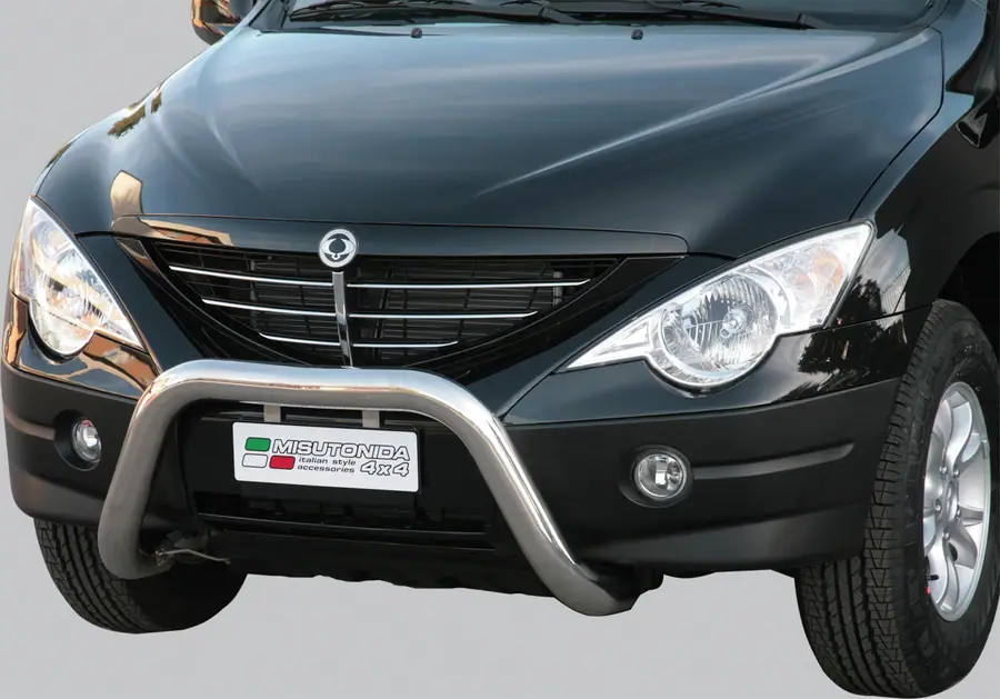 Esikaitseraud Super ø76, poleeritud — SsangYong Actyon (2006–)