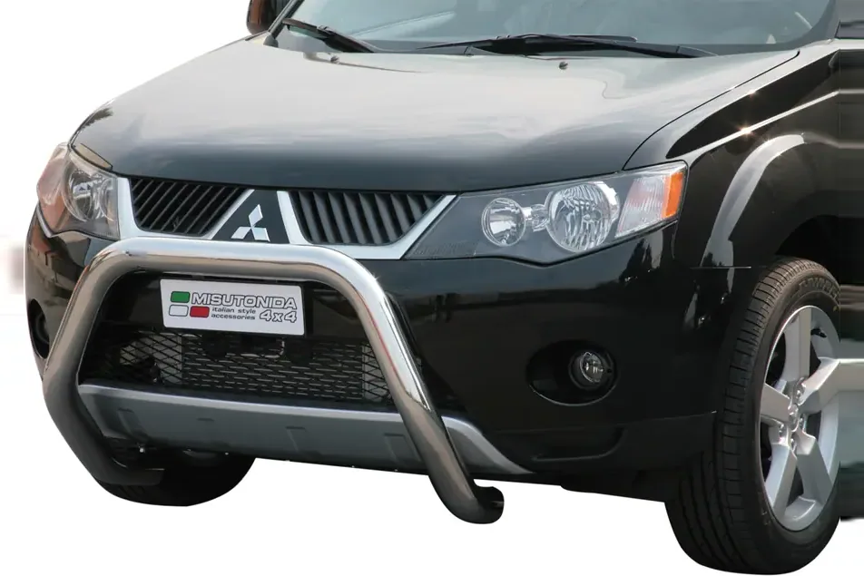 Super bar ø76, mirror polished — Mitsubishi Outlander (2007–2010)