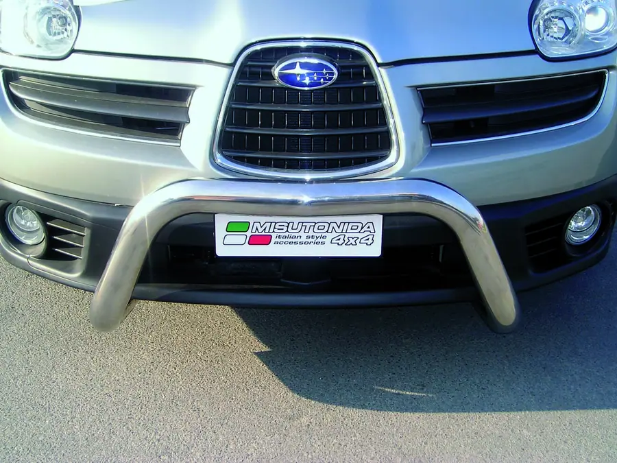 Esikaitseraud Super ø76, poleeritud — Subaru Tribeca (2006–2007)