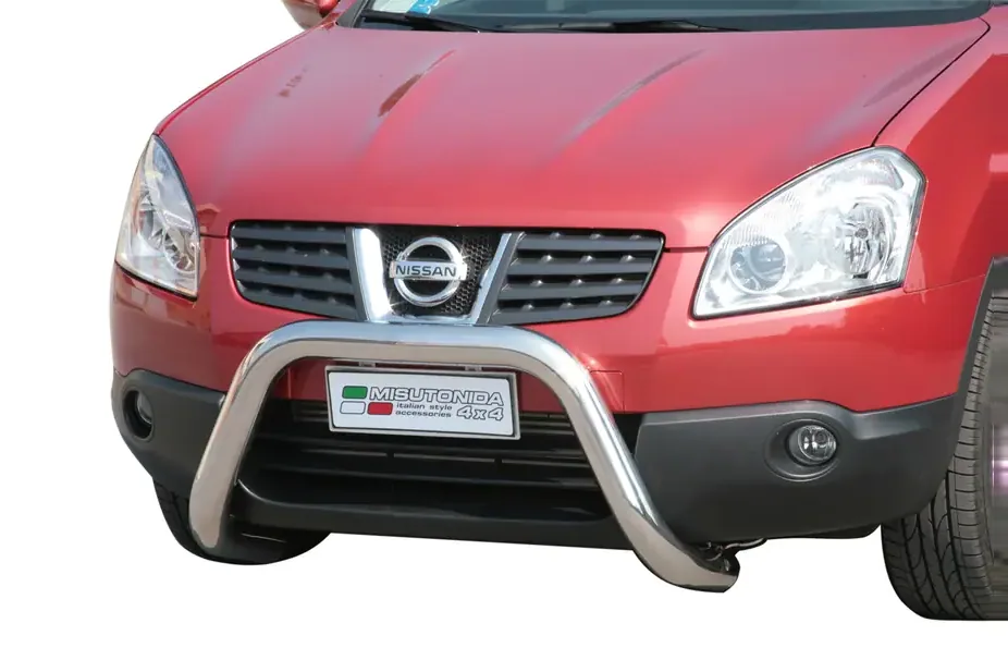 Super bar ø76, mirror polished — Nissan Qashqai (2007–2010)