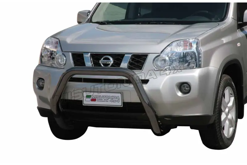 Super bar ø76, black — Nissan X-Trail (2007–2010)
