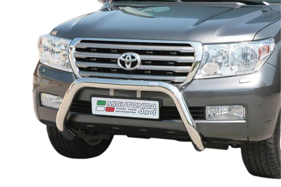 Esikaitseraud Super ø76, poleeritud — Toyota Land Cruiser V8 (2007–2012)