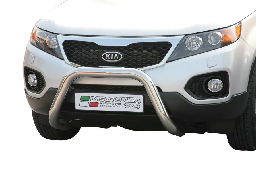 Esikaitseraud Super ø76, poleeritud — Kia Sorento (2009–2012)