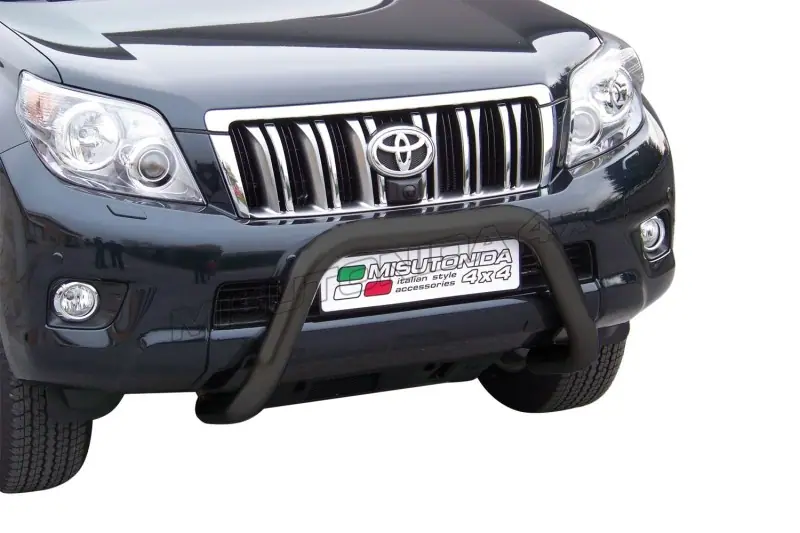 Super bar ø76, black — Toyota Land Cruiser 150 (2010–2013)