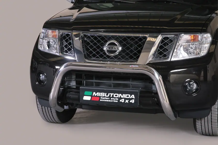 Super bar ø76, mirror polished — Nissan Pathfinder (2010–)