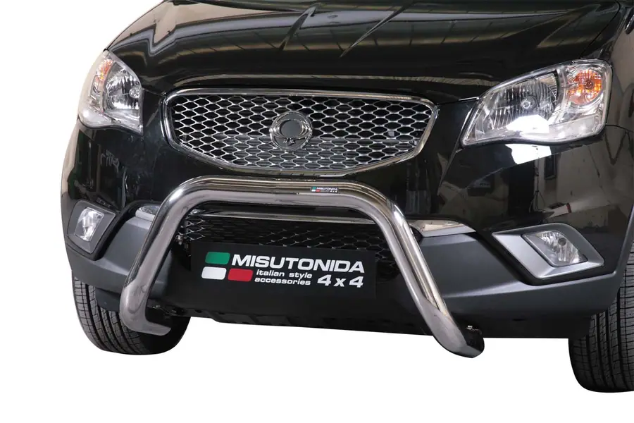 Esikaitseraud Super ø76, poleeritud — SsangYong Korando (2011–)