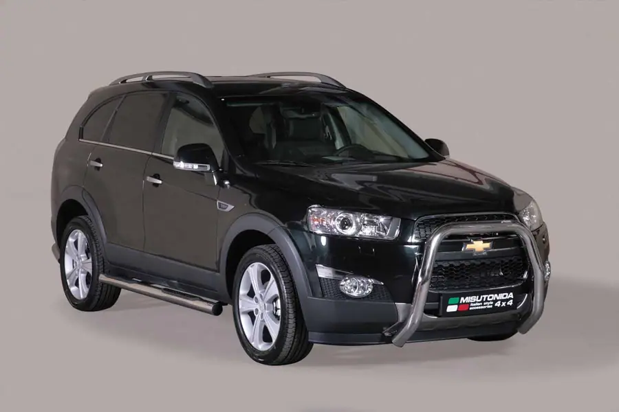 Super bar ø76, mirror polished — Chevrolet Captiva (2011–)