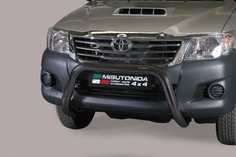 Дуга Super ø76, чёрная — Toyota Hilux (2011–2015)