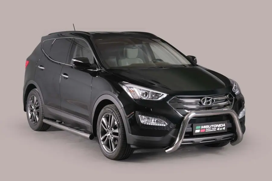 Esikaitseraud Super ø76, poleeritud — Hyundai Santa Fe (2012–)