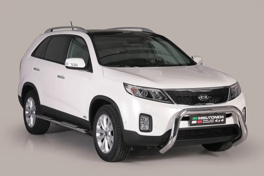 Super bar ø76, mirror polished — Kia Sorento (2012–2014)