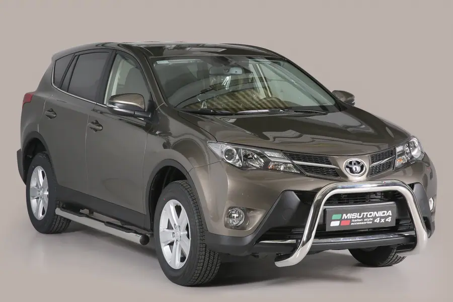 Esikaitseraud Super ø76, poleeritud — Toyota RAV4 (2013–2016)