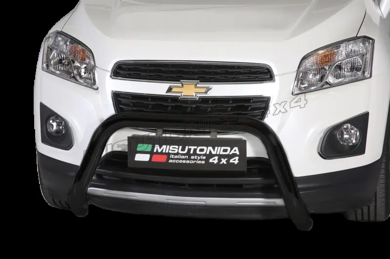 Super bar ø76, black — Chevrolet Trax (2013–)