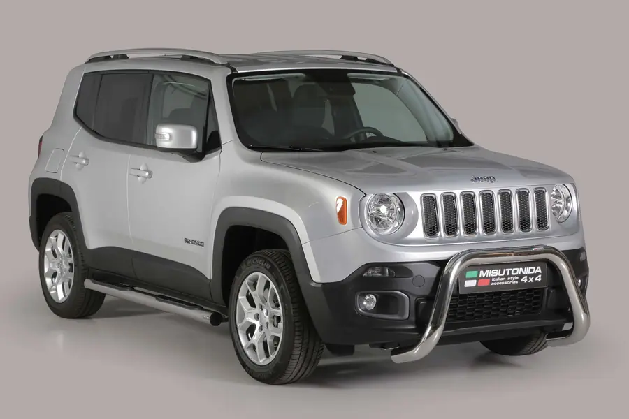 Super bar ø76, mirror polished — Jeep Renegade (2014–2018)