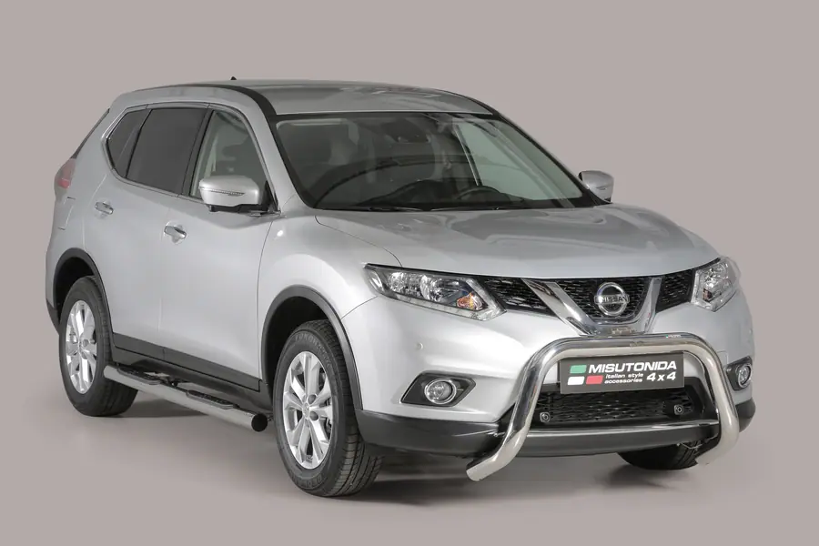 Esikaitseraud Super ø76, poleeritud — Nissan X-Trail (2014–2017)