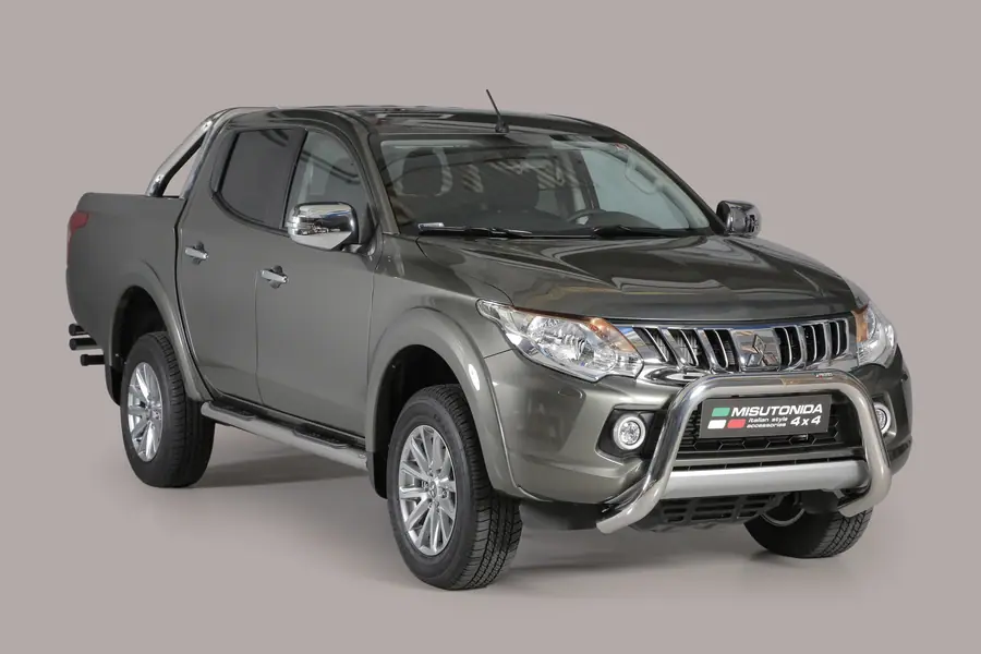 Super bar ø76, mirror polished — Mitsubishi L200 (2015–2019)