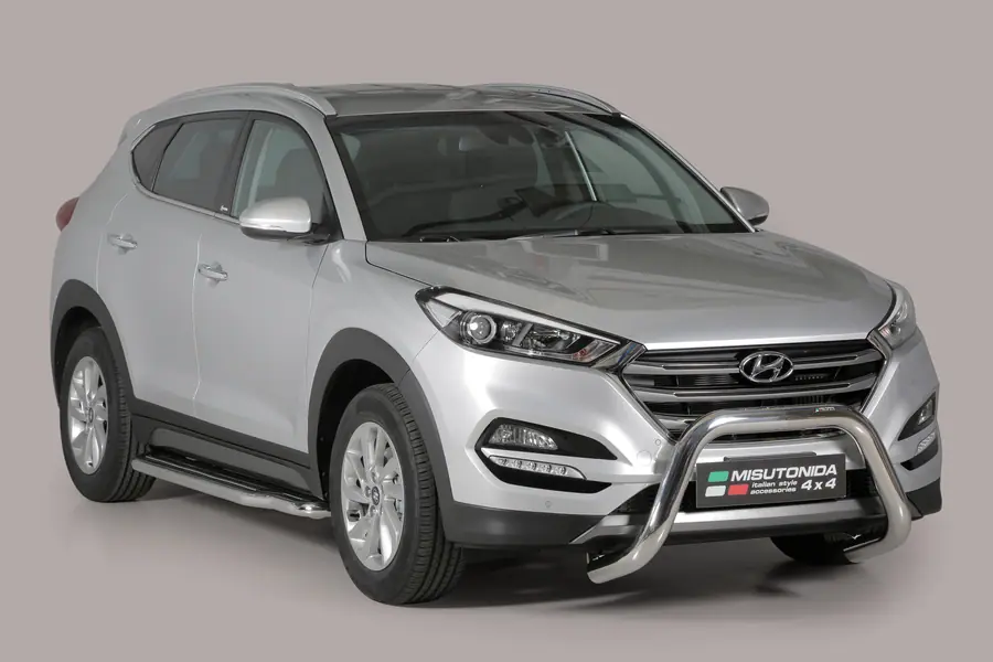 Esikaitseraud Super ø76, poleeritud — Hyundai Tucson (2015–2017)