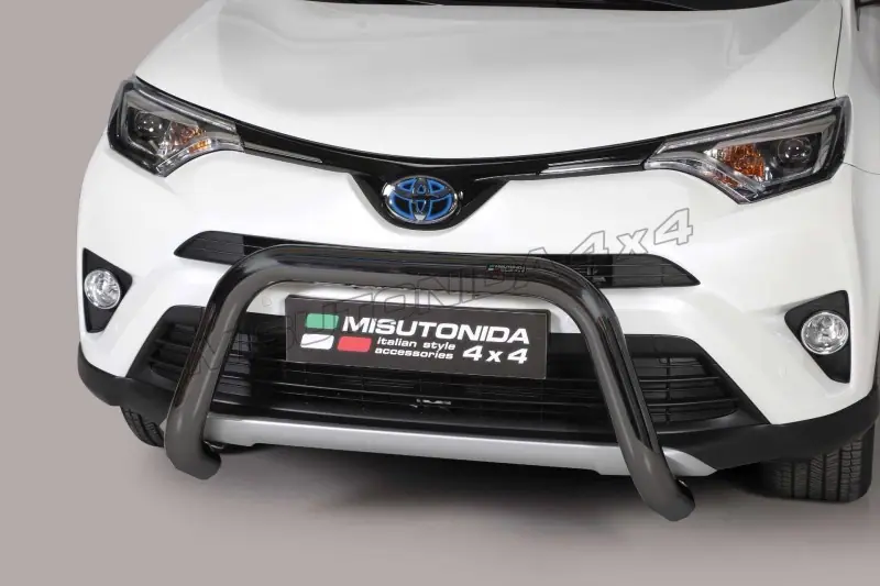 Super bar ø76, black — Toyota RAV4 (2016–2018)