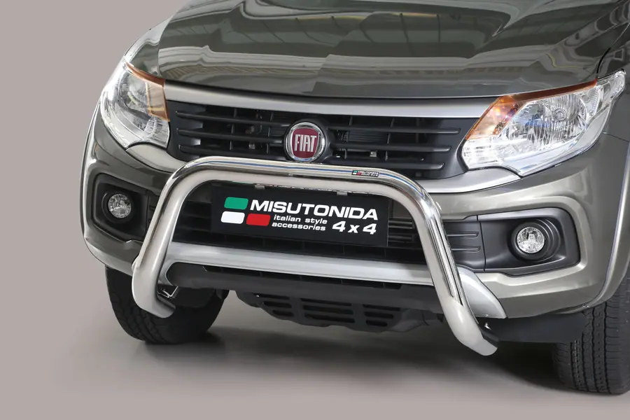 Super bar ø76, mirror polished — Fiat Fullback (2015–)