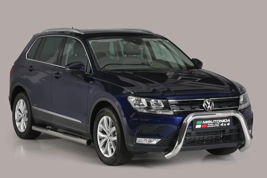 Super bar ø76, mirror polished — Volkswagen Tiguan (2016–)