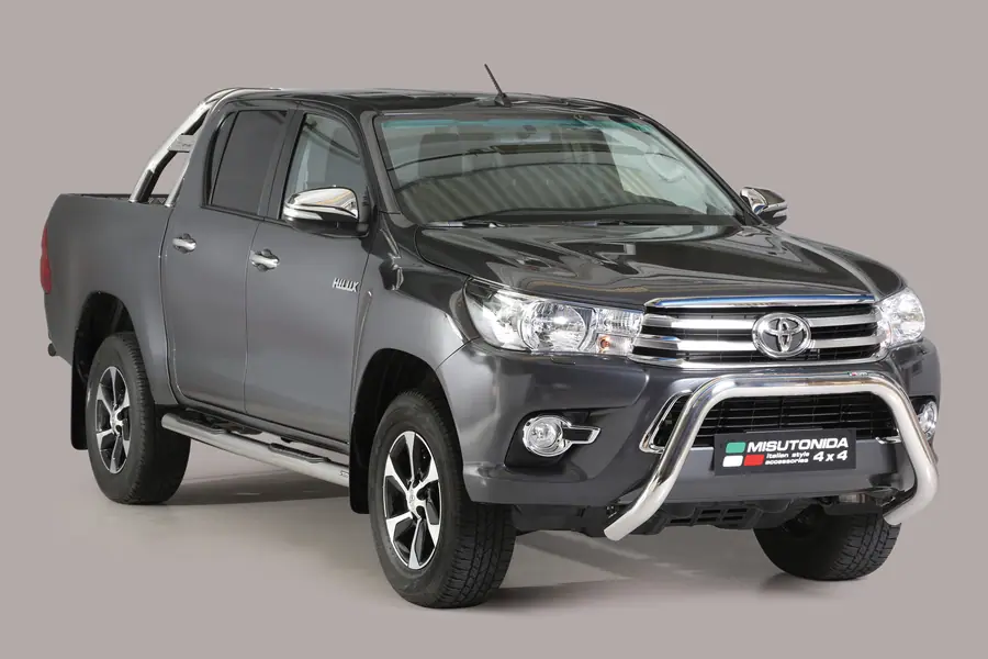 Esikaitseraud Super ø76, poleeritud — Toyota Hilux (2015–)