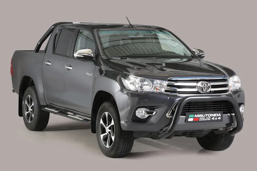 Esikaitseraud Super ø76, must — Toyota Hilux (2015–)