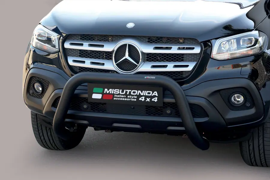 Esikaitseraud Super ø76, must — Mercedes-Benz X-Class (2017–)